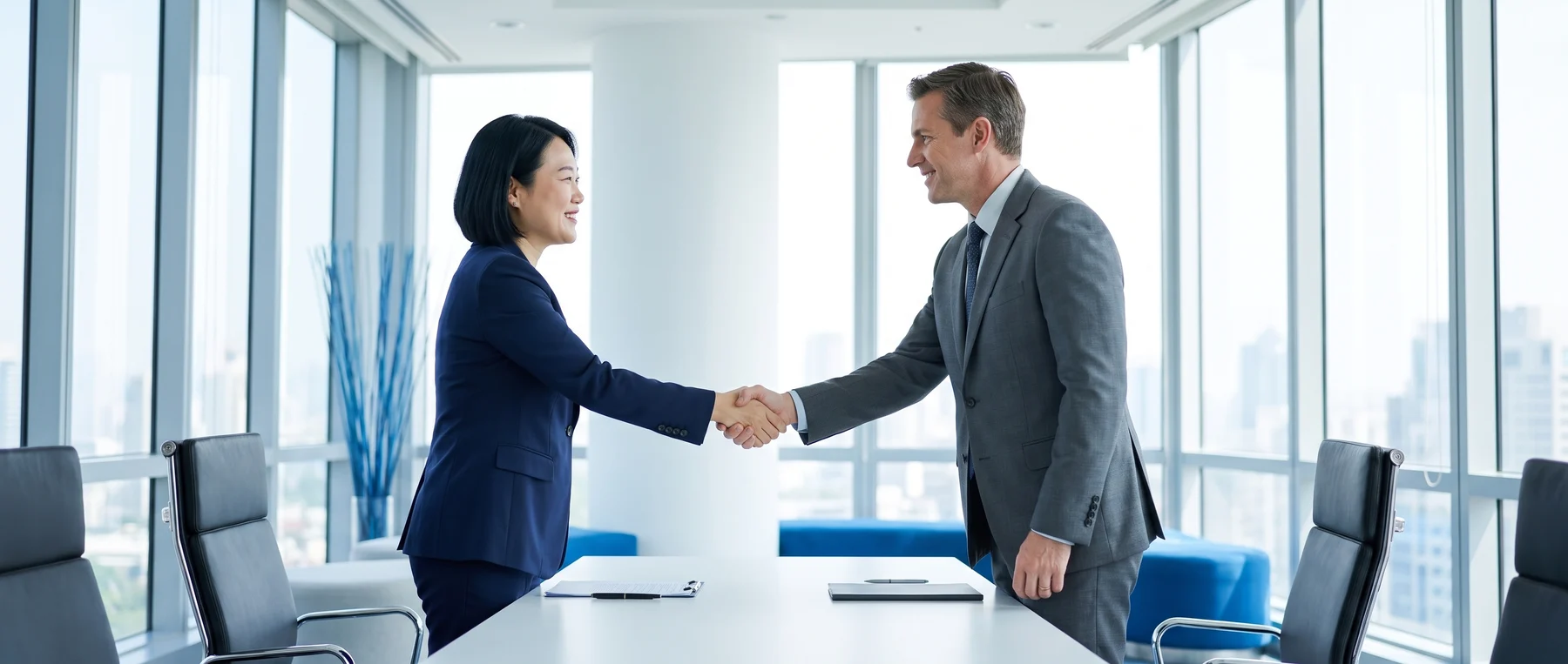 ONEW CEO meeting a global partner